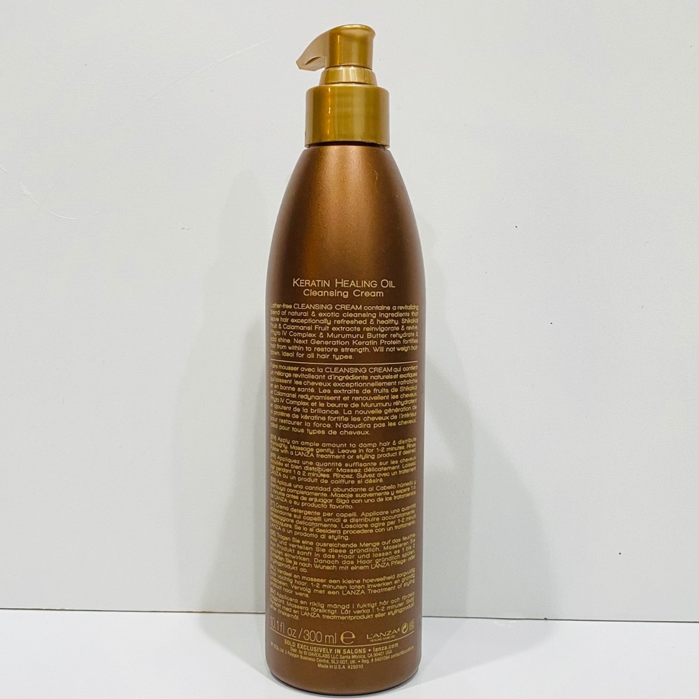 - L'anza Healing Keratin Oil Cleansing Cream 10.1oz - Picture 2 of 3